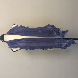 Coldwater Creek Ruffled Lacy Scarf – New With Tags!